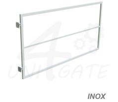 Jednokřídlá brána bez sloupků INOX